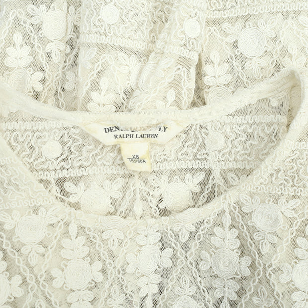 Denim &amp; Supply Ralph Lauren 花卉刺绣衬衫上衣 XS