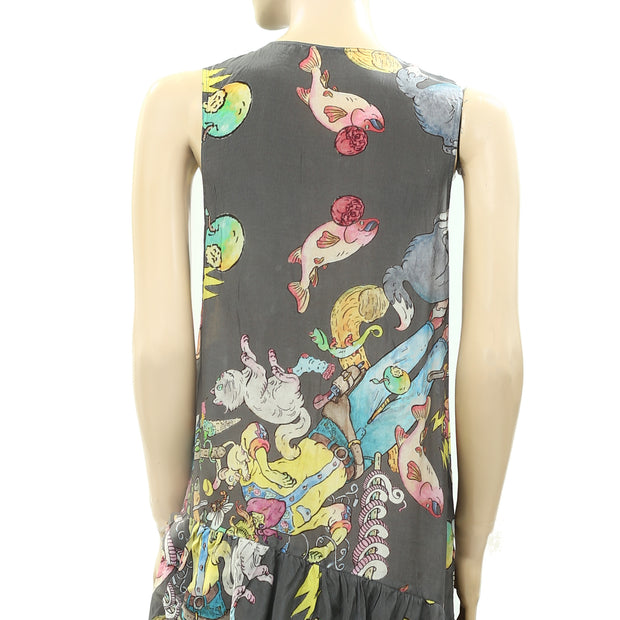 Zadig & Voltaire Ro­ry Printed Mini Dress S