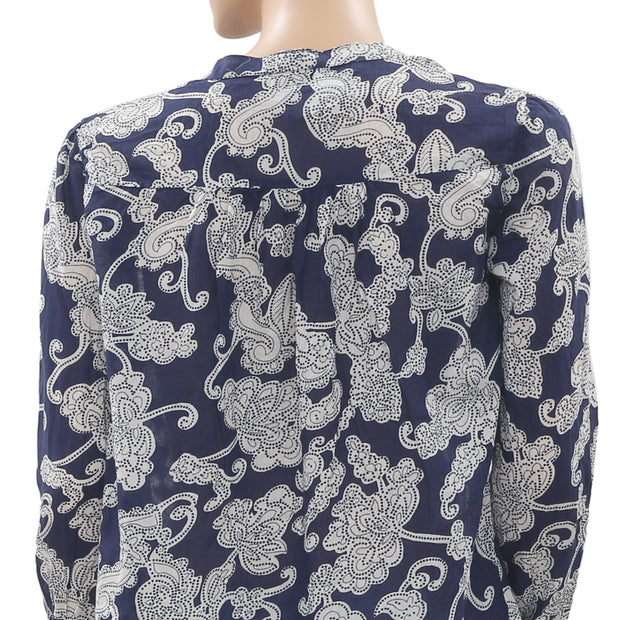 Berenice Chemise Via Floral Printed Blouse Top S