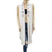 Caite Anthropologie Embroidered Tunic Coverup Top S