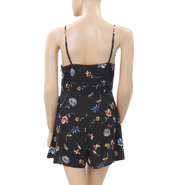 Kimchi Blue Urban Outfitters Floral Printed Romper Dress XS