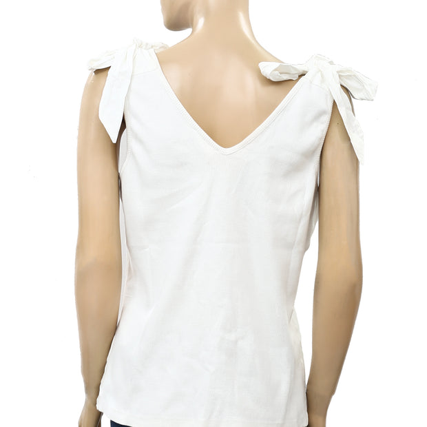 Maeve Anthropologie Bow Tie Tank Blouse Top