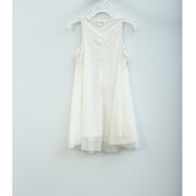White Chocolate Kids Baby Girl White Long Dress 1-2 Year