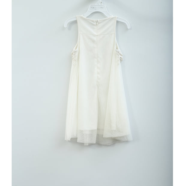 White Chocolate Kids Baby Girl White Long Dress 1-2 Year