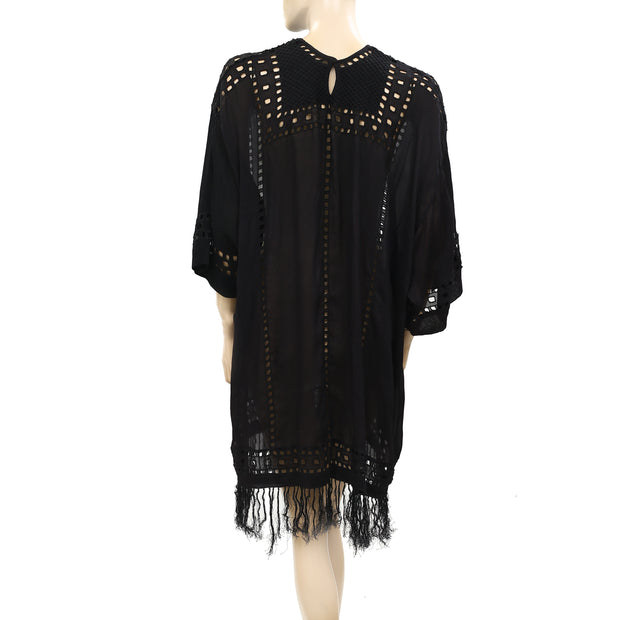 Etoile Isabel Marant Enery Black Mini Dress S
