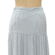 Free People Ella Tiered Midi Skirt S