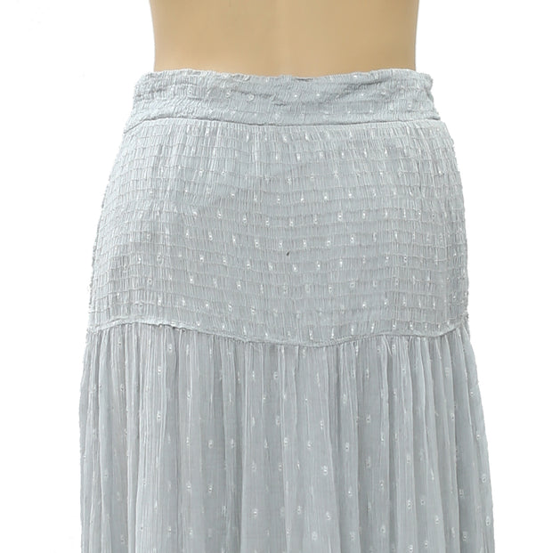 Free People Ella Tiered Midi Skirt S