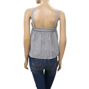 Urban Outfitters UO Striped Printed Smocked Tank Top