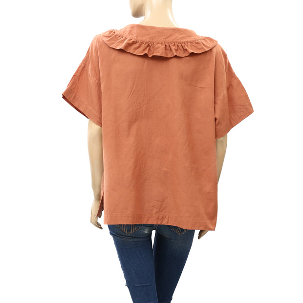 Free People Endless Summer The Simple Pleasures 衬衫上衣 L