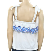Lilly Pulitzer Benita Scalloped Blouse Tank Top