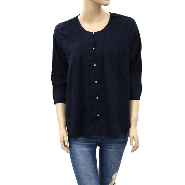 Des Petits Hauts Ritchi Blouse Shirt Top L-T3