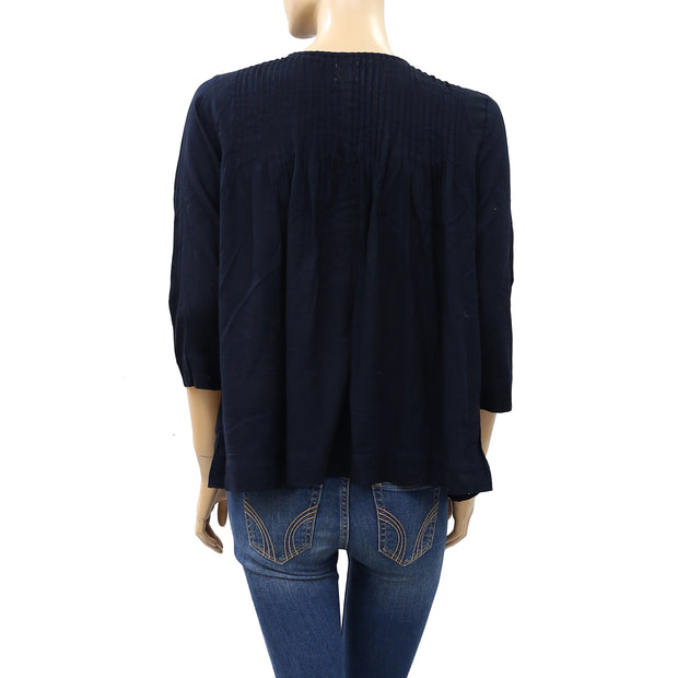 Des Petits Hauts Ritchi Blouse Shirt Top L-T3