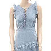Ulla Johnson ROSALIND Tiered Midi Dress XS 0