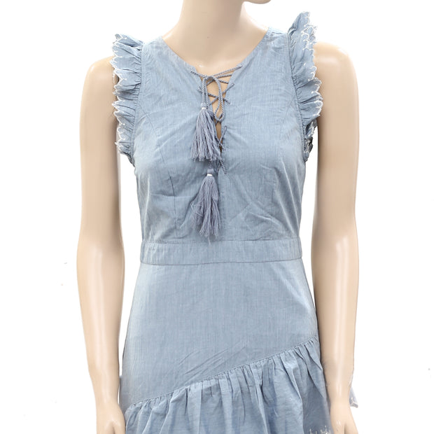 Ulla Johnson ROSALIND Tiered Midi Dress XS 0