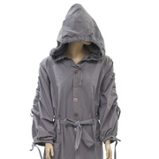 Ewa I Walla Lagenlook Coat Jacket Hoodie Dress XL
