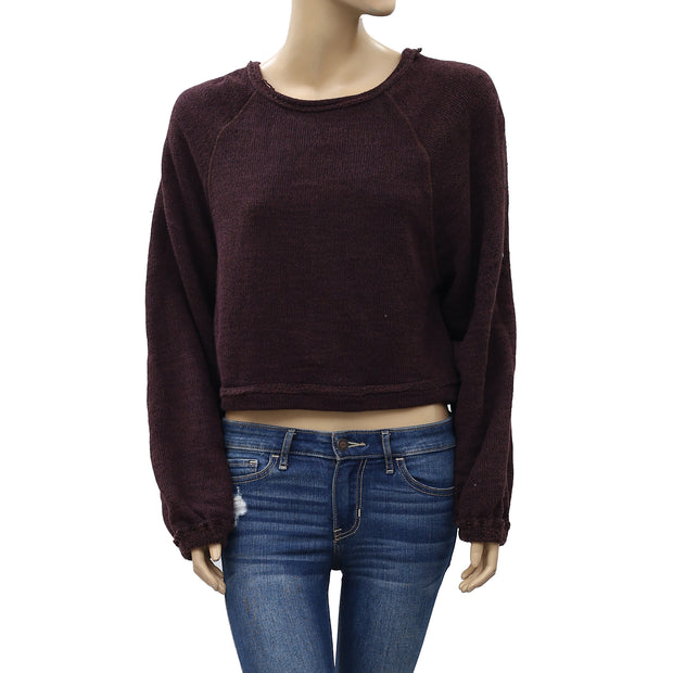 Free People Jade Pullover Crop Top