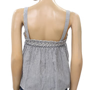 Urban Outfitters UO Striped Printed Smocked Tank Top