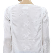 Zadig & Voltaire Toxanne Brod Blouse Top
