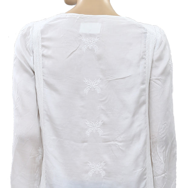 Zadig & Voltaire Toxanne Brod Blouse Top