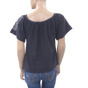 Soeurs Anthropologie Nino 刺绣衬衫上衣