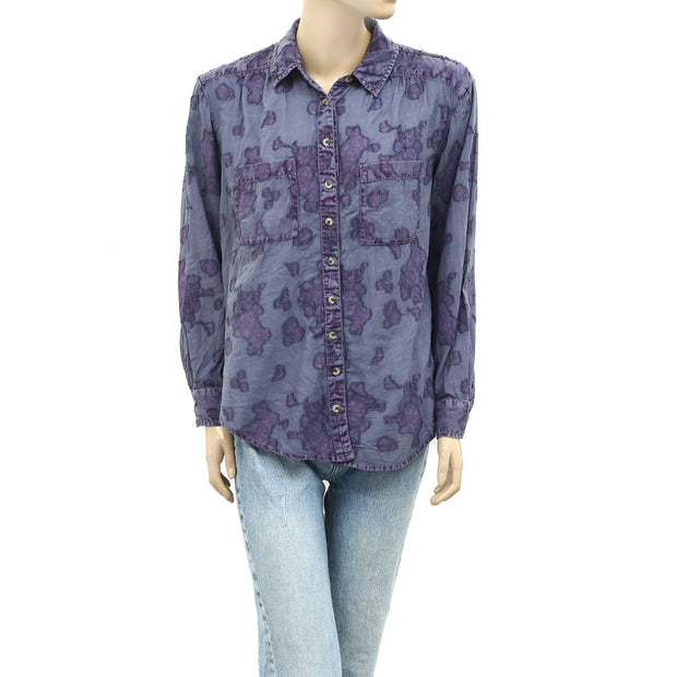 Anthropologie Buttondown Shirt Top