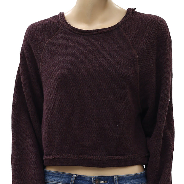 Free People Jade Pullover Crop Top