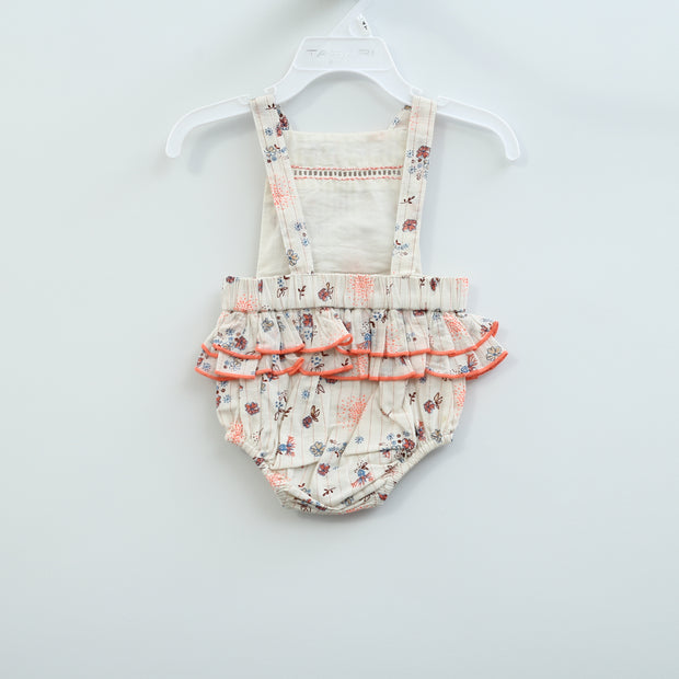 White Chocolate Baby Floral Toddler Romper Bodysuit Kids 0-2 Month