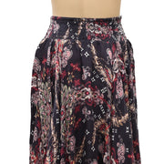 Odd Molly Anthropologie Another Day Midi Skirt S-1