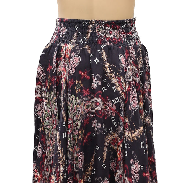 Odd Molly Anthropologie Another Day Midi Skirt S-1