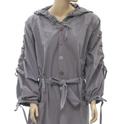 Ewa I Walla Lagenlook Coat Jacket Hoodie Dress XL