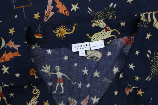 Rhode Resort Star Printed Shirt Blouse Top S
