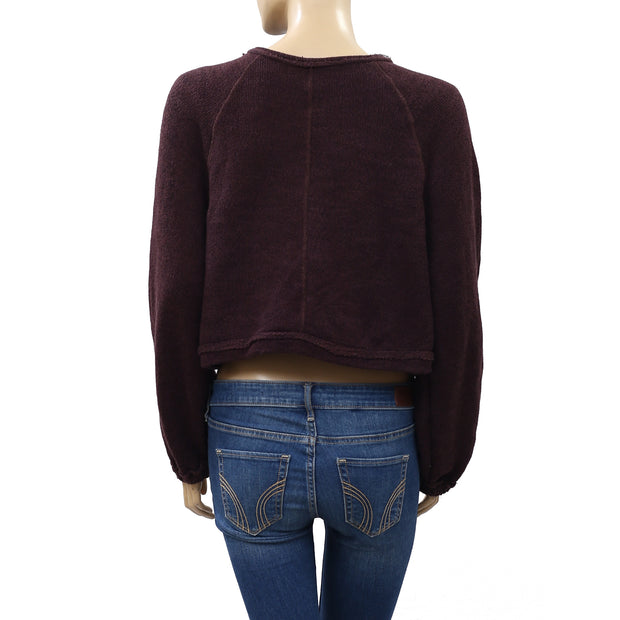 Free People Jade Pullover Crop Top