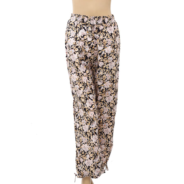 Urban Outfitters Paisley Tie-Cuff Jogger Pants S