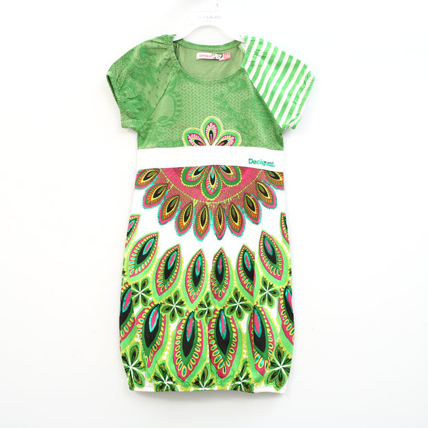 Desigual Girls Kids Aranfa Floral Printed Mini Dress 9-10 Years