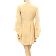 Free People Jasmine Floral Embroidered Tunic Dress XS