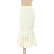 Rhode Resort Sienna Fishtail Midi Skirt M