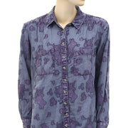 Anthropologie Buttondown Shirt Top