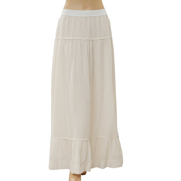 IRO Islid Solid Ivory Maxi Skirt M