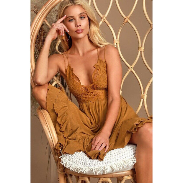 Free People FP One Adella Slip Mini Dress