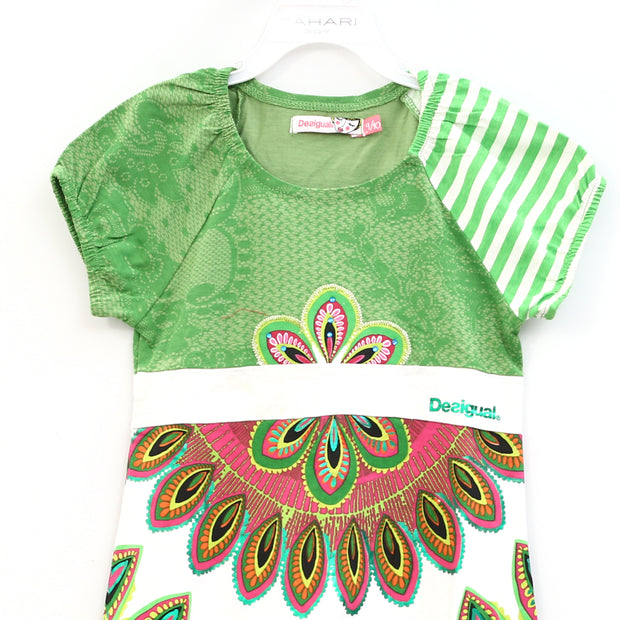 Desigual Girls Kids Aranfa Floral Printed Mini Dress 9-10 Years