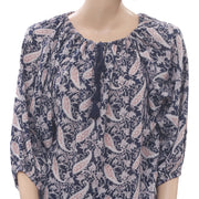 Denim & Supply Ralph Lauren Paisley Printed Blouse Top S