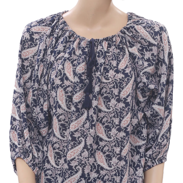 Denim & Supply Ralph Lauren Paisley Printed Blouse Top S