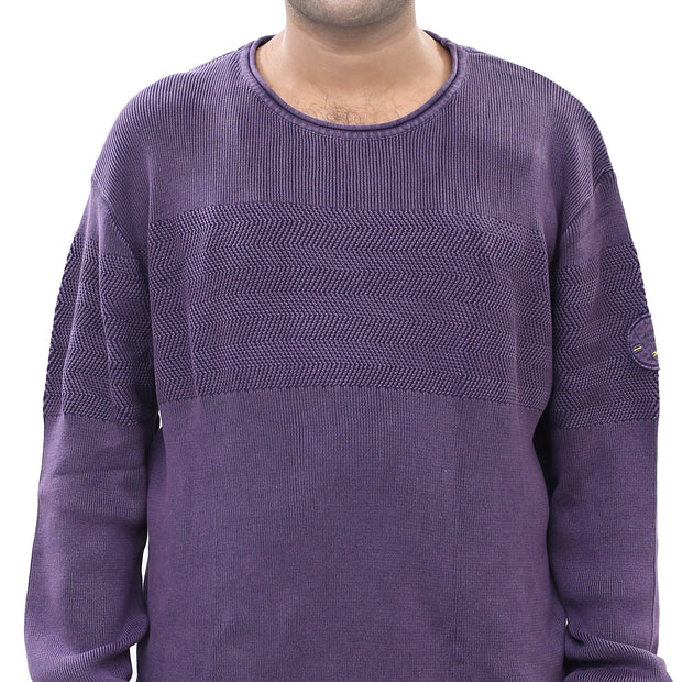 Engbers Men's Rundhals Lila Pullover Sweatshirt 4XL