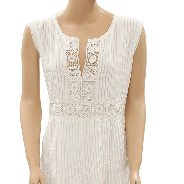 Soft Surroundings Dominica Ivory Maxi Dress Crochet Lace XL