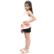 Cyrillus Paris Girls Kids Floral Embroidered Top 6 Years