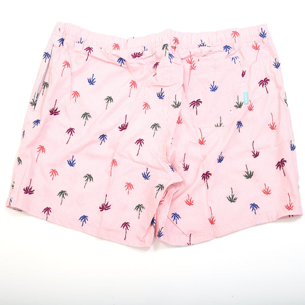 Bonobos Riviera Recycled Swim Plum Embroidered Striped Trunks Shorts