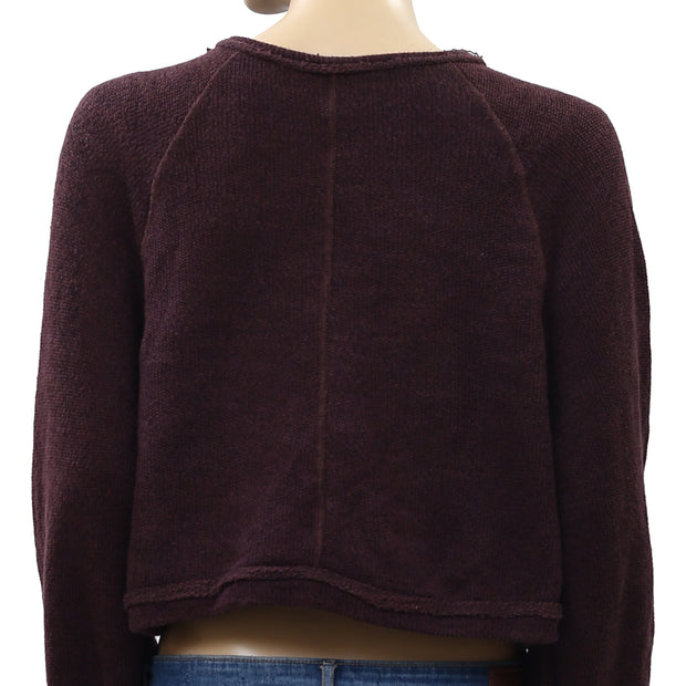 Free People Jade Pullover Crop Top