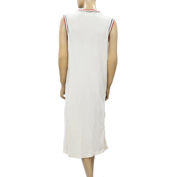 Rapsodia Fishnet Embroidered Midi Dress