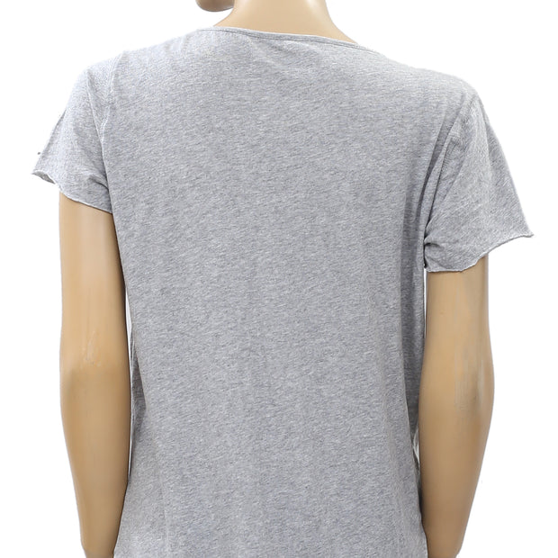 Zadig & Voltaire Tunisien MC Solid T-Shirt Tunic Tee Top