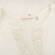 Soft Surroundings Dominica Ivory Maxi Dress Crochet Lace XL